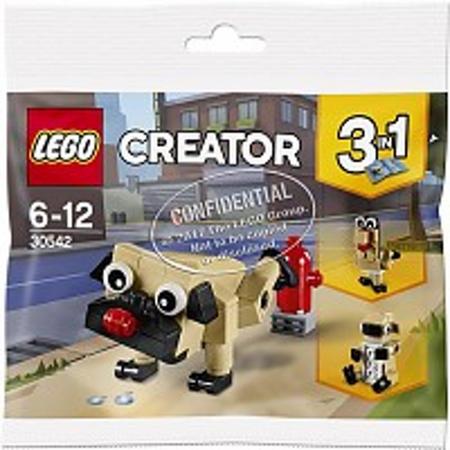 LEGO 30542 Schattige Mopshond (Polybag)