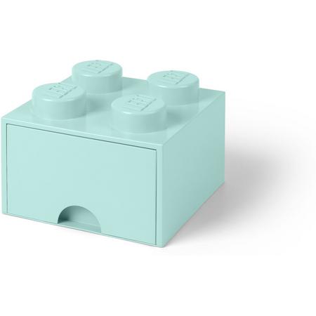 LEGO 4003 Storage Brick Opberglade 2x2 Aqua