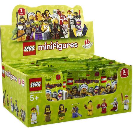 LEGO 4614581 Minifiguren Serie 3 (doos van 60 stuks)
