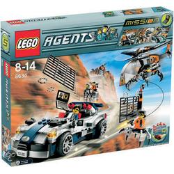 LEGO Agents Turbocar Achtervolging - 8634