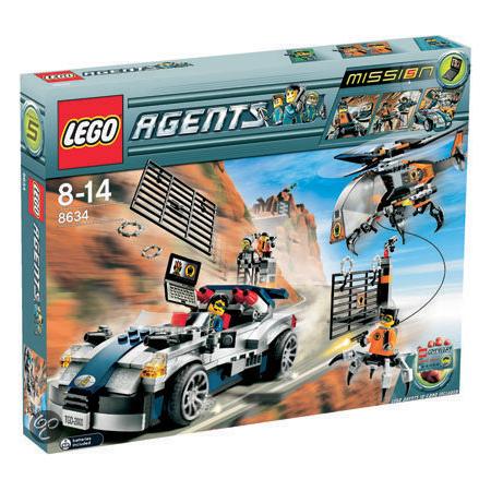 LEGO Agents Turbocar Achtervolging - 8634