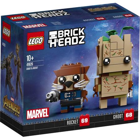 LEGO BrickHeadz Groot & Rocket - 41626