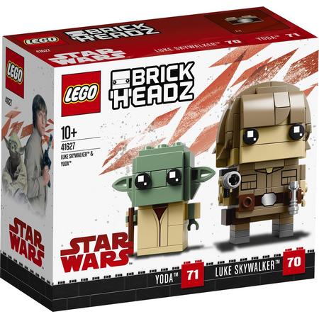 LEGO BrickHeadz Luke Skywalker & Yoda - 41627