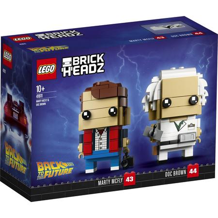 LEGO BrickHeadz Marty McFly en Doc Brown - 41611