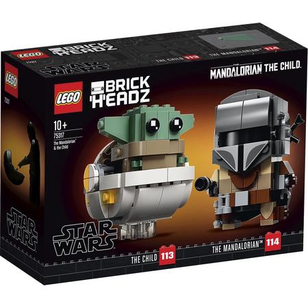 LEGO BrickHeadz Star Wars De Mandalorian & Baby Yoda - 75317