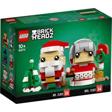 LEGO BrickHeadz™ 40274 Kerstman en kerstvrouw