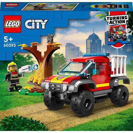 LEGO City 4x4 Brandweertruck redding - 60393