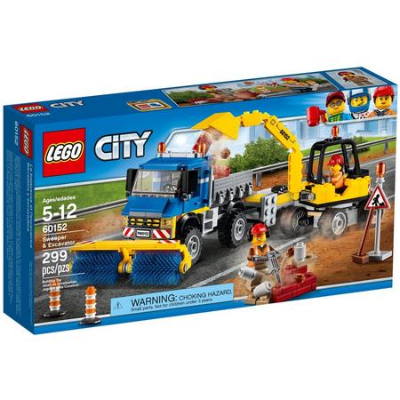 LEGO City 60152 Veeg- en graafmachine