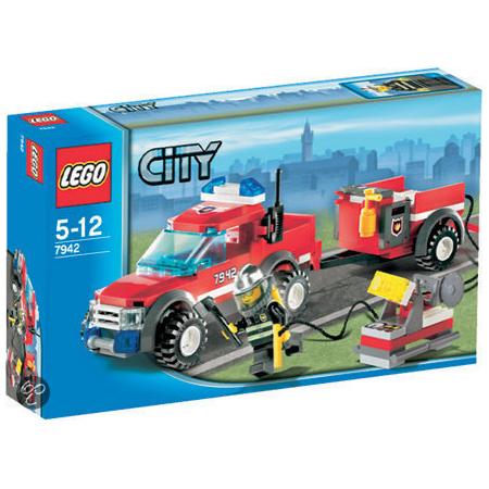 LEGO City Brandweer Pick-Up Truck - 7942