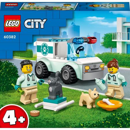 LEGO City Dierenarts Reddingswagen - 60382