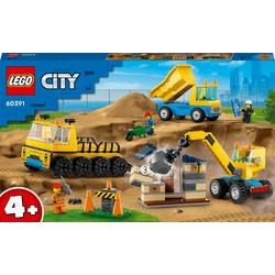   City Kiepwagen, bouwtruck en sloopkraan Voertuigen Speelgoed - 60391