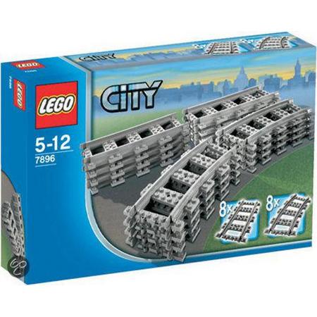 LEGO City Rechte rails en bochten - 7896