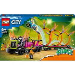   City Stuntz Stunttruck & Ring of Fire-uitdaging Set - 60357