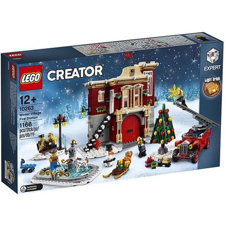 LEGO Creator 10263 - Brandweerkazerne in winterdorp