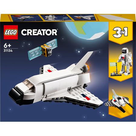 LEGO Creator 3in1 Space Shuttle Ruimteschip Set - 31134