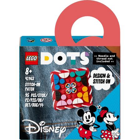LEGO DOTS Mickey Mouse & Minnie Mouse: Stitch-on patch - 41963