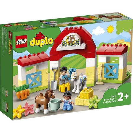 LEGO DUPLO Paardenstal en Ponys Verzorgen - 10951