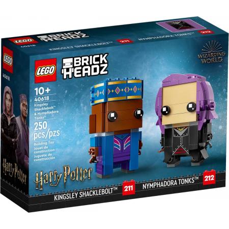 LEGO Harry Potter Brickheadz 40618 - Romeo Wolkenveldt™ en Nymphadora Tops™