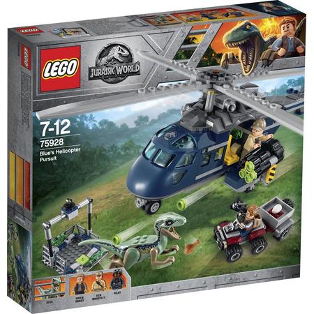 LEGO Jurassic World Helikopterachtervolging van Blue - 75928