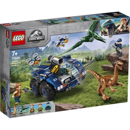 LEGO Jurassic World Ontsnapping van Gallimimus en Pteranodon - 75940