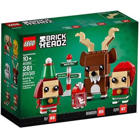 LEGO Kerst Brickheadz 40353 - Rendier, Elf, Elfie