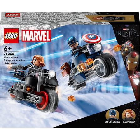LEGO Marvel Black Widow & Captain America Motoren Avengers Speelgoed - 76260