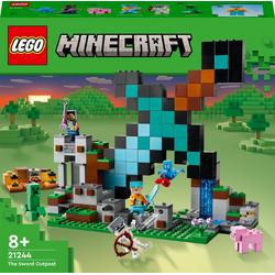   Minecraft Uitvalbasis Zwaard Bouwspeelgoed - 21244