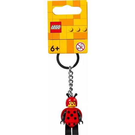 LEGO Sleutelhanger - Meisje in Lieveheersbeestjespak