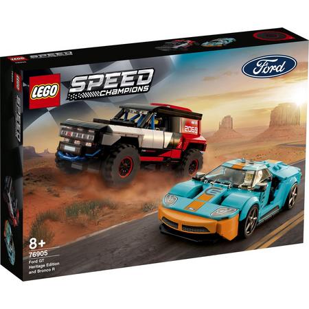 LEGO Speed Champions Ford GT Heritage Edition en Bronco R - 76905