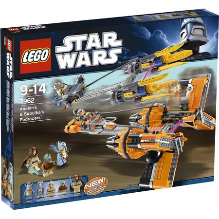 LEGO Star Wars Anakins & Sebulbas Podracers - 7962