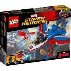 LEGO Super Heroes Captain America Jet-achtervolging - 76076