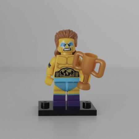LEGO Worstelkampioen  Minifiguur COL15-14