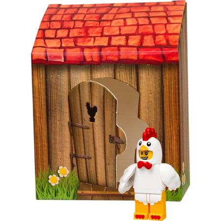 Lego 5004468 minifiguur pasen - Kippenpak figuur 5 cm in kartonnen doos limited edition