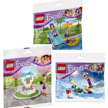 Lego Friends polybag bundel 3 sets in 1 pakket
