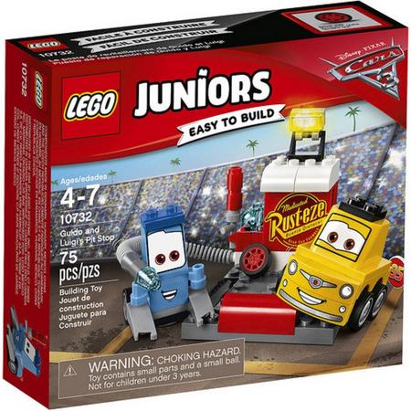 Lego Juniors: Disney Cars 3 Guido En Luigis Pitstop (10732)
