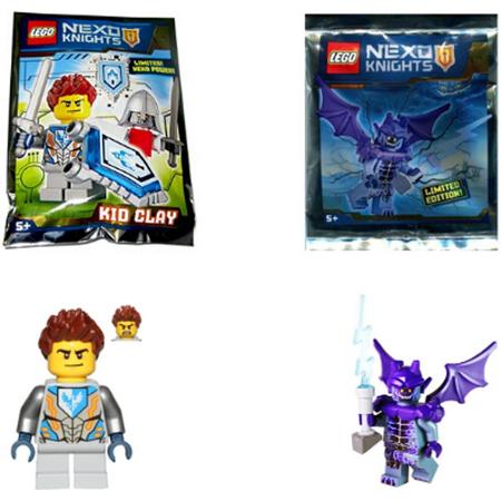 Lego Nexo Knights Limited Edition - 2x Combi Bundle - Gargoyle en Kid Clay