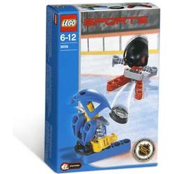   Sports Ice Hockey Red & Blue player - 3559