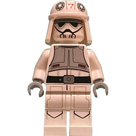 Lego Star Wars Minifiguur, AT-DP Pilot (Imperial Combat Driver - White Uniform), (verpakt in transparant zipzakje)