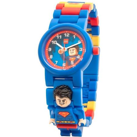 Lego Super Heroes Superman Horloge Blauw 24-delig