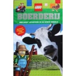   boerderij boek - informatief - een lego avontuur met minifiguren in de echte wereld - koe tractor boer