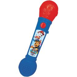 Lexibook Paw Patrol Verlichte Microfoon voor kinderen, muzikaal spel, ingebouwde luidspreker, lichteffecten, inclusief demoliedjes blauw/rood, MIC80PA