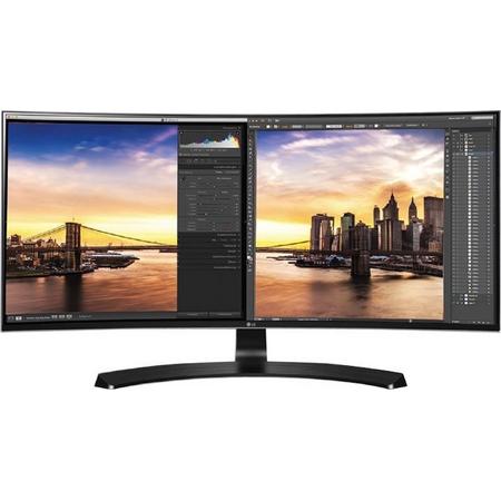 LG 34CB88-P computer monitor 86,4 cm (34) 3440 x 1440 Pixels Ultra-Wide Quad HD LED Zwart