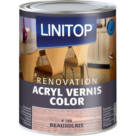 LINITOP Acryl Vernis Color 750Ml kleur 188 Beaujolais
