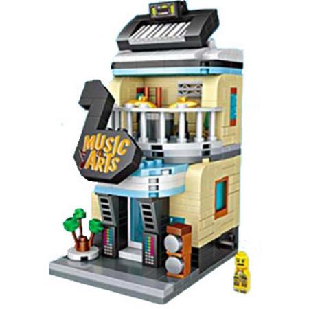 LOZ mini bouwsteentjes - Street Mini 1623 Musical Instrument Store
