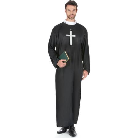 LUCIDA - Priester kostuum voor mannen - Grote maten - XXL - Volwassenen kostuums