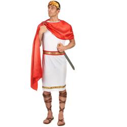LUCIDA - Romein kostuum met krans voor mannen - Plus Size - XXL - Volwassenen kostuums