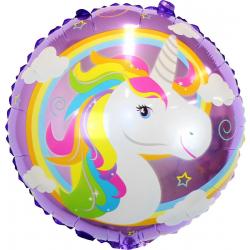 Eenhoorn Versiering Helium Ballonnen Unicorn Decoratie Feest Ballon Verjaardag Versiering 40 Cm Met Rietje – 1 Stuks
