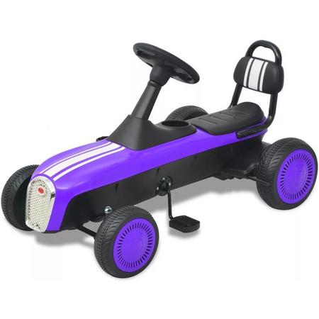Luxe Skelter Kart Paars 3 4 5 jaar - Trapauto - Kart auto voor kinderen