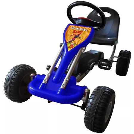 Skelter Kart Blauw 3 4 5 jaar - Trapauto - Kart auto voor kinderen