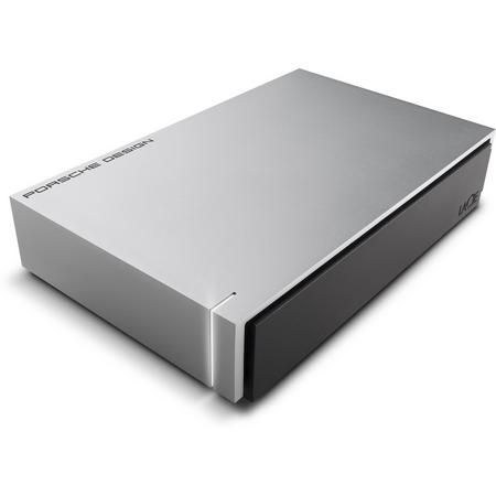 LaCie Porsche Design Desktop Drive 6 TB - Zilver